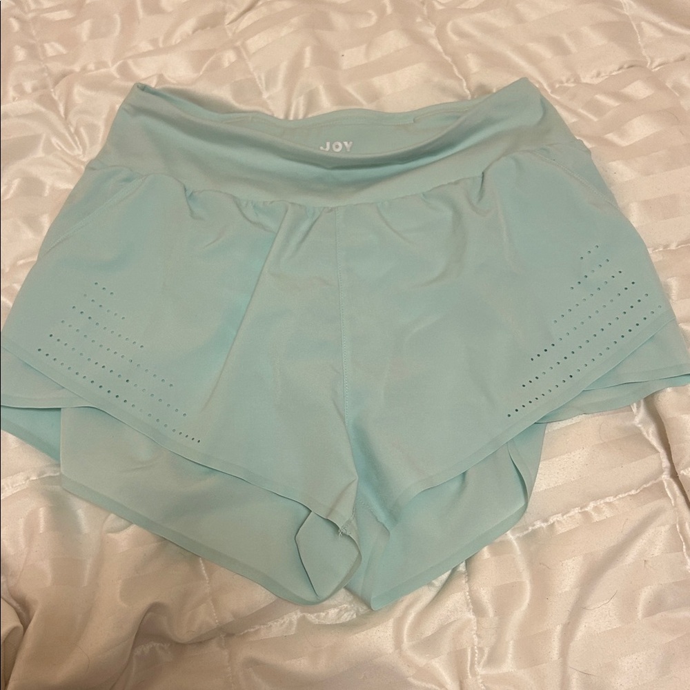 JoyLab Women's Athletic Shorts in Light Blue